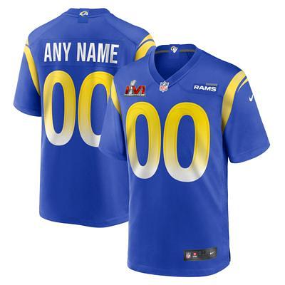 AJ Arcuri Men's Nike Los Angeles Rams Bone Custom Game Jersey - Yahoo  Shopping