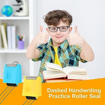  LEGILINER Spaces: 1 Dashed Handwriting line with Broken  Baseline. Rolling, self-Inking Stamp Handwriting Practice Tool for  Teachers/OT's/Homeschool/Special Ed. Pre-K/Kindergarten Size : Office  Products