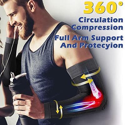 beister Sports Compression Arm Sleeves for Men & Women (Pair), Full Arm  Supports Protection, Non-Slip Breathable Arm & Elbow Braces for Arthritis,  Lymphedema, Bursitis, Workout - Yahoo Shopping