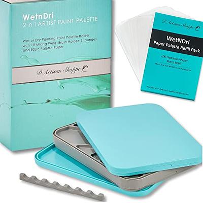 WetNDRi Wet Palette and Wet Palette Paper Refill Only Bundle