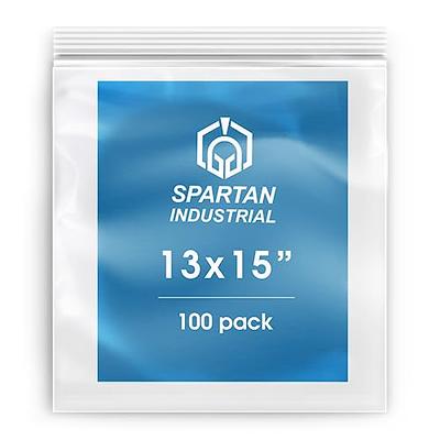  Clear Plastic Reusable Zip Bags - Bulk GPI Pack of 100