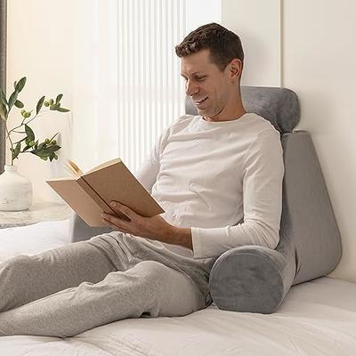 Reading Pillow, Back Rest Pillow for Sitting in Bed with Arms for