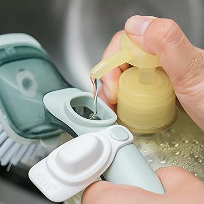 2-in-1 Soap Dispensing Cleaning Brush, Multifunctional Pressing Cleaning  Brush, Kitchen Sink Cleaning Soap Dispensing Brush, Multifunctional  Scrubbing