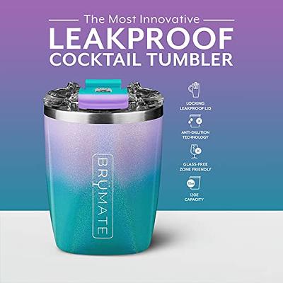 BrüMate Rocks - 12oz 100% Leak-Proof Insulated Lowball Cocktail & Whiskey  Tumbler - Double Wall Vacuum Stainless Steel - Shatterproof - Camping &  Travel Tumbler & Cocktail Glass (Glitter Mermaid) - Yahoo Shopping