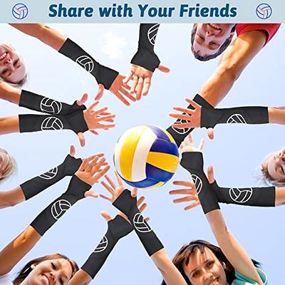 1 Pair Volleyball Arm Sleeves Volleyball Forearm Compression Sleeves Sports