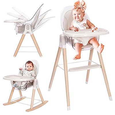 Munchkin 360° Cloud Baby High Chair with Clear Seat and 360° Swivel - White  NEW