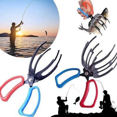  Upgrade 3 Claw Fish Gripper, Metal Fishing Pliers