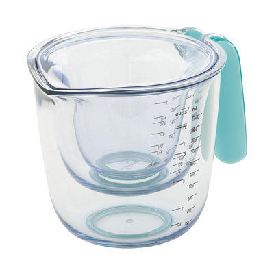 NutriChef 3-Piece Glass Measuring Cup Set NCGL3MES - The Home Depot