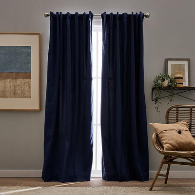 Peri Home Sanctuary Backtab, Indigo, 50 x 95, Cotton, Room