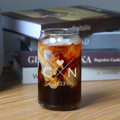 Personalized Iced Coffee Glass