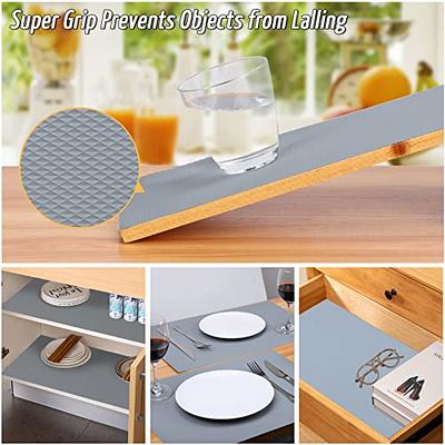 Shelf Liner Drawer Liner Cabinet Liner Non-adhesive Non-slip Eva Mat  Transparent For Fridge Drawers Shelves Cabinets Storage Kitchen Rug Pad And  Desks