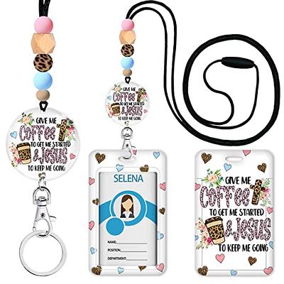 Wrapables Lanyard Keychain and ID Badge Holder Galaxy Blue