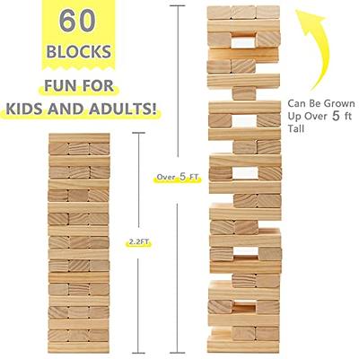 Hey! Play! Nontraditional Giant Wooden Blocks Tower Stacking Game : Target