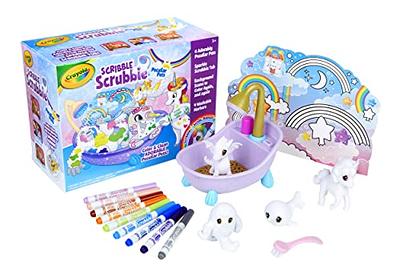 Crayola Scribble Scrubbie Pets, Beauty Salon Playset with Toy Pets, Gift  for Kids