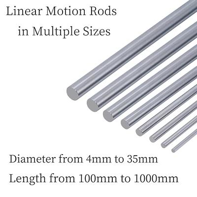 2 PCS 10mm x 600mm (0.394 x 23.62 inches) Vigorous Linear Motion