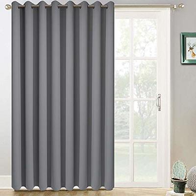 Yakamok Blackout Patio Curtains 100x84 Inches for Sliding Door