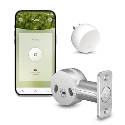 August Bluetooth Smart Lock Silver (Retrofits Over Existing Deadbolt)  AUGSL04-M01-S04 - The Home Depot