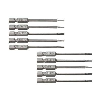 Hex Shank Magnetic Hex Screwdriver Bit, S2 Steel | Harfington, 5/32 / 3pcs