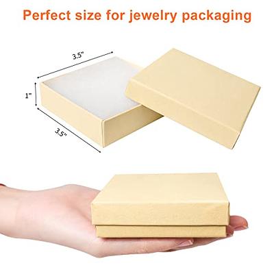 Jewelry Gift Boxes 40 Pack 3.5X3.5X1 Inch Cardboard Jewelry Boxes,Small  Gift Box