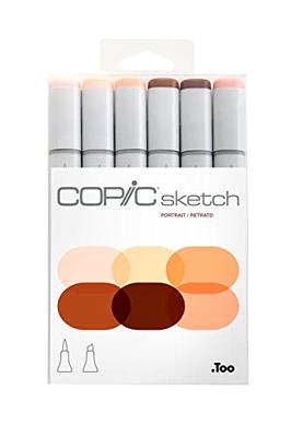 Copic Sketch, Alcohol Markers, 6pc Set, Portrait - Yahoo Shopping