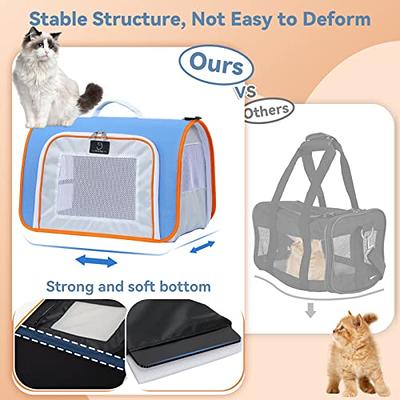 A4Pet Airline Approved Cat Carrier Dog Carriers,Removable Soft