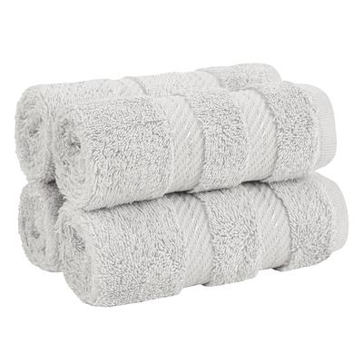 Linum Home Textiles Set Of 4 Turkish Cotton Soft Twist Hand Towels Set,  Grey - Yahoo Shopping