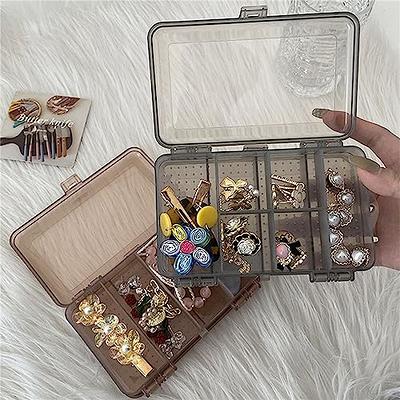 Plastic Organizer Box with Dividers, Small Craft Organizers and Storage,  Portable Clear Jewelry Organizer Display Box, Compartment Container for  Jewelry, Earring, Rings, Necklace, Nail Bead, Bracelet - Yahoo Shopping