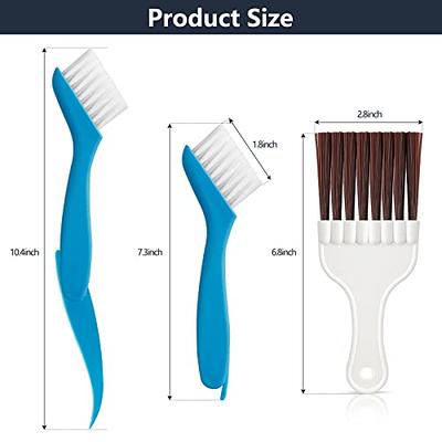 2 Pieces Air Conditioner Condenser Fin Cleaning Brush and Stainless Steel  Air Conditioner Fin Cleaner, Refrigerator Coil Cleaning Whisk Brush Metal