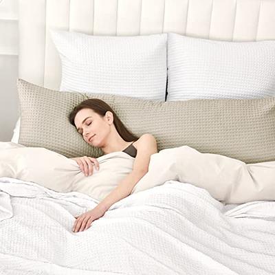 Utopia Bedding Full Body Pillow for Adults (White, 20 x 54 Inch), Long  Pillow for Sleeping, Large Pillow Insert for Side Sleepers