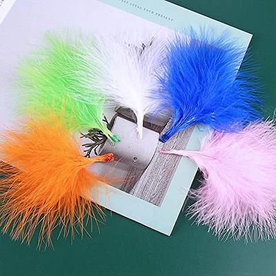 50PCS Colorful Feathers for Crafts Small Fake Feather Bulk Jewelry Making  Accessories for Craft Projects, Home Decorations (Multicolor)