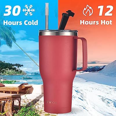 LiqCool 30 Oz Tumbler with Handle,Vacuum Insulated Coffee Mug with Lid –  Liqcool