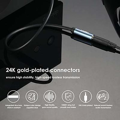 Basics 3.5mm Aux Jack Audio Extension Cable, Male to Female, Adapter  for Headphone or Smartphone, 6 Foot, Black