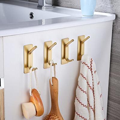 Gold Bathroom Wall Towel Hooks, Gold Hooks Hanging Coats