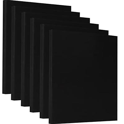 Stretched Black Canvas for Painting Bulk 10 Pack Small Canvases for  Painting Blank Canvas for Painting 8x10 Stretched Canvas for Paint for  Artists