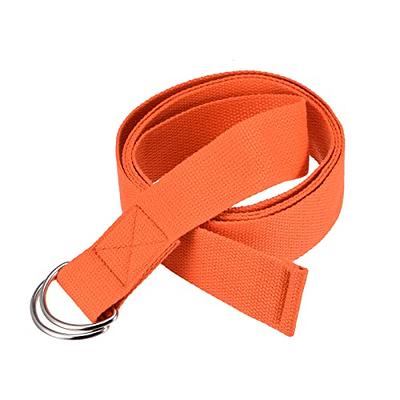 2 Pack Yoga Strap (6ft) Stretch Band with Adjustable Metal D Ring