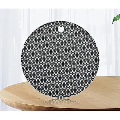 Circular Silicone Trivet Mat,4 Pcs 6.9 Inches Hot Plate Holder, Heat  Resistant Pot Holders, Multipurpose Non-Slip Hot Pads for Kitchen  Potholders, Food Grade Silicone Thickened 0.16inch LightGray - Yahoo  Shopping