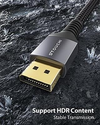 1 m VESA Certified DisplayPort 1.4 Cable - 8K 60Hz HBR3 HDR - 3 ft Super  UHD DisplayPort to DisplayPort Monitor Cord - Ultra HD 4K 120Hz DP 1.4 Slim