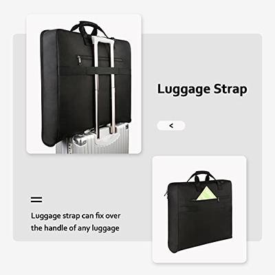 Garment Bags for Travel, Carry On Garment Bag for Business Trips with  Shoulder Strap, Mancro Waterproof Foldable Luggage Hanging Suit Bags Gift  for