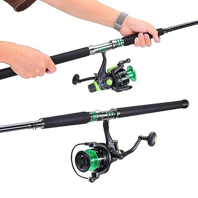 Bluefire Fishing Rod Kit, Carbon Fiber Telescopic Fishing Pole and