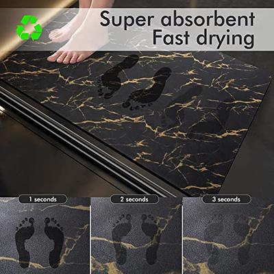 2023 Bath Stone Mat Luxury Diatomaceous Earth Shower Mat- Non