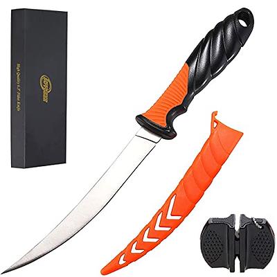 Prikoi Electric Knife - Easy-Slice Serrated Edge Blades for Carving Meat,  Bread, Fillet, DIY, Ergonomic Handle + 2 Blades Cream White