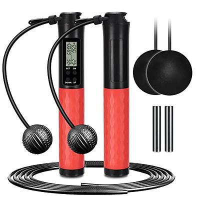 Jump Rope, multifun Speed Skipping Rope with Calorie Counter, Adjustable  Digital Counting Jump Rope with Ball Bearings and Alarm Reminder for  Fitness