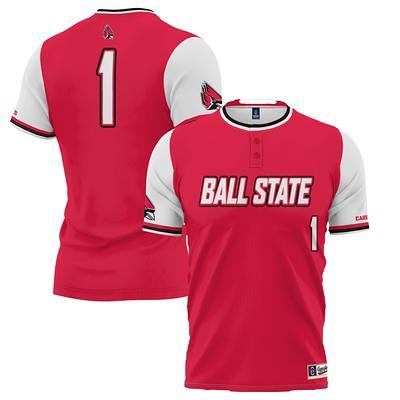 Unisex ProSphere #1 Red Louisville Cardinals Softball Jersey Size: Extra Large