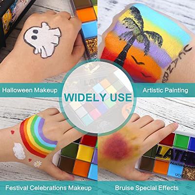 ucanbe 20 colors face body painting