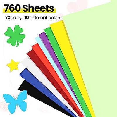 Whaline 50 Sheet Skin Tone Construction Paper 10 Assorted Colors Craft  Paper Painting Paper Coloring & Drawing Paper Multicultural Construction  Paper