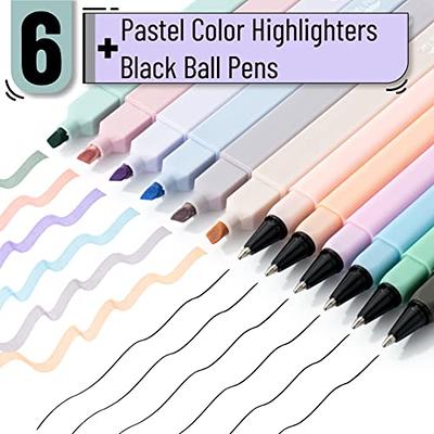 Mr. Pen- Aesthetic Highlighters and Pens No Bleed, 12 Pack, Pastel Color,  Black Ink, No Bleed Highlighters for Bibles - Yahoo Shopping