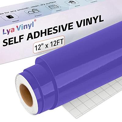 Huaxing Matte Pink Permanent Vinyl for Cricut, 12 x 50FT Permanent  Adhesive Vinyl Roll for Cricut, Silhouette, Cameo Cutters, Signs, Craft Die