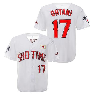  Men's Baseball Ohtani Jersey 17# Shotime Fans Sport