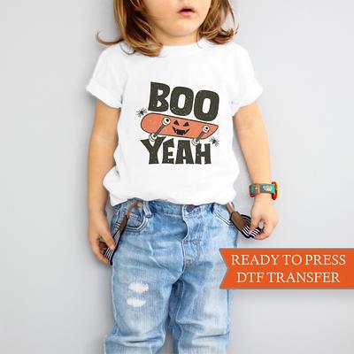 Dtf Transfers, Ready To Press, T-Shirt Heat Transfer, Direct Film, Fall  Boy's Halloween, Boo Yea Skateboard - Yahoo Shopping