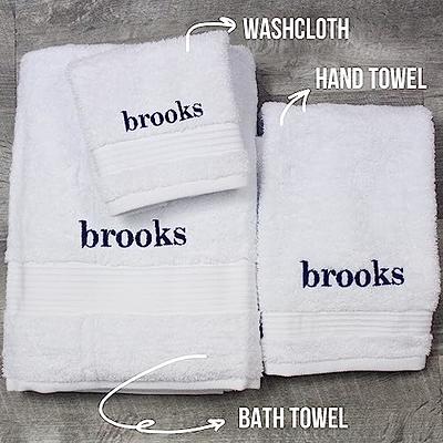 Luxury Towel Set, White, Washcloth (2-Pack)